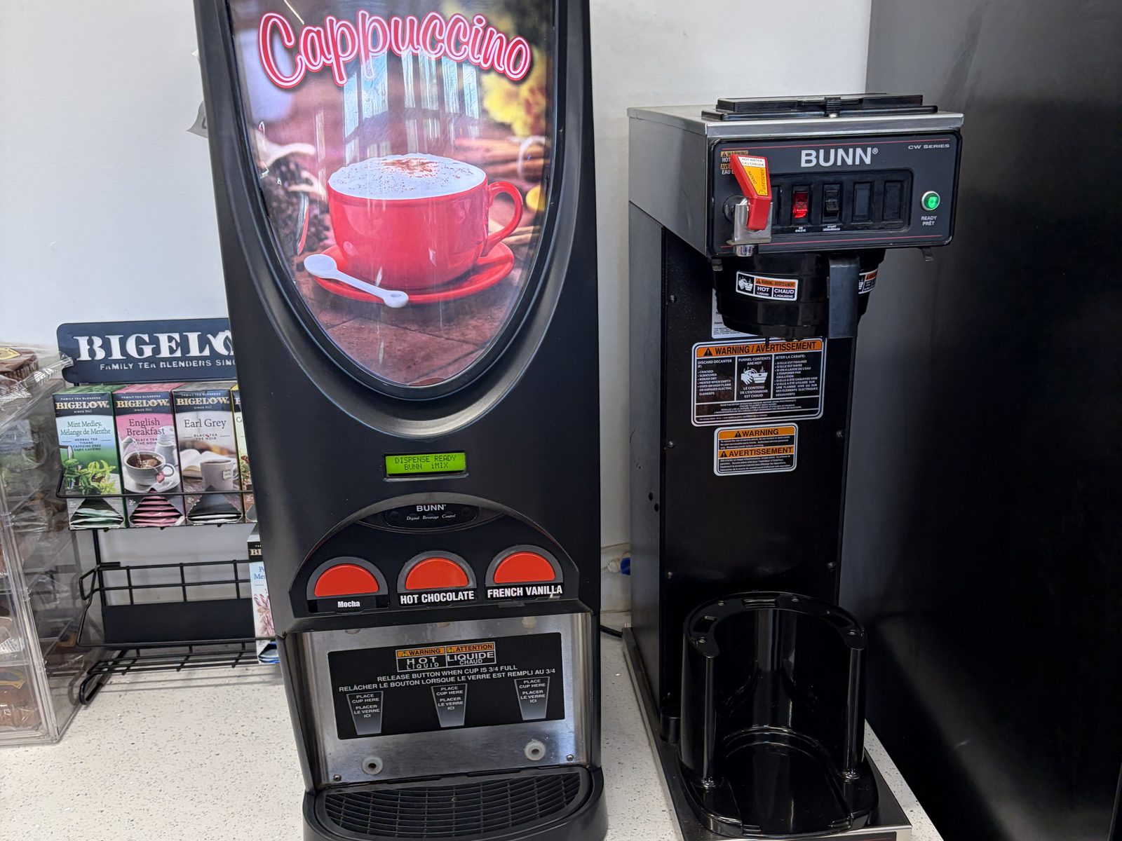 Coffee station inside Mountain View